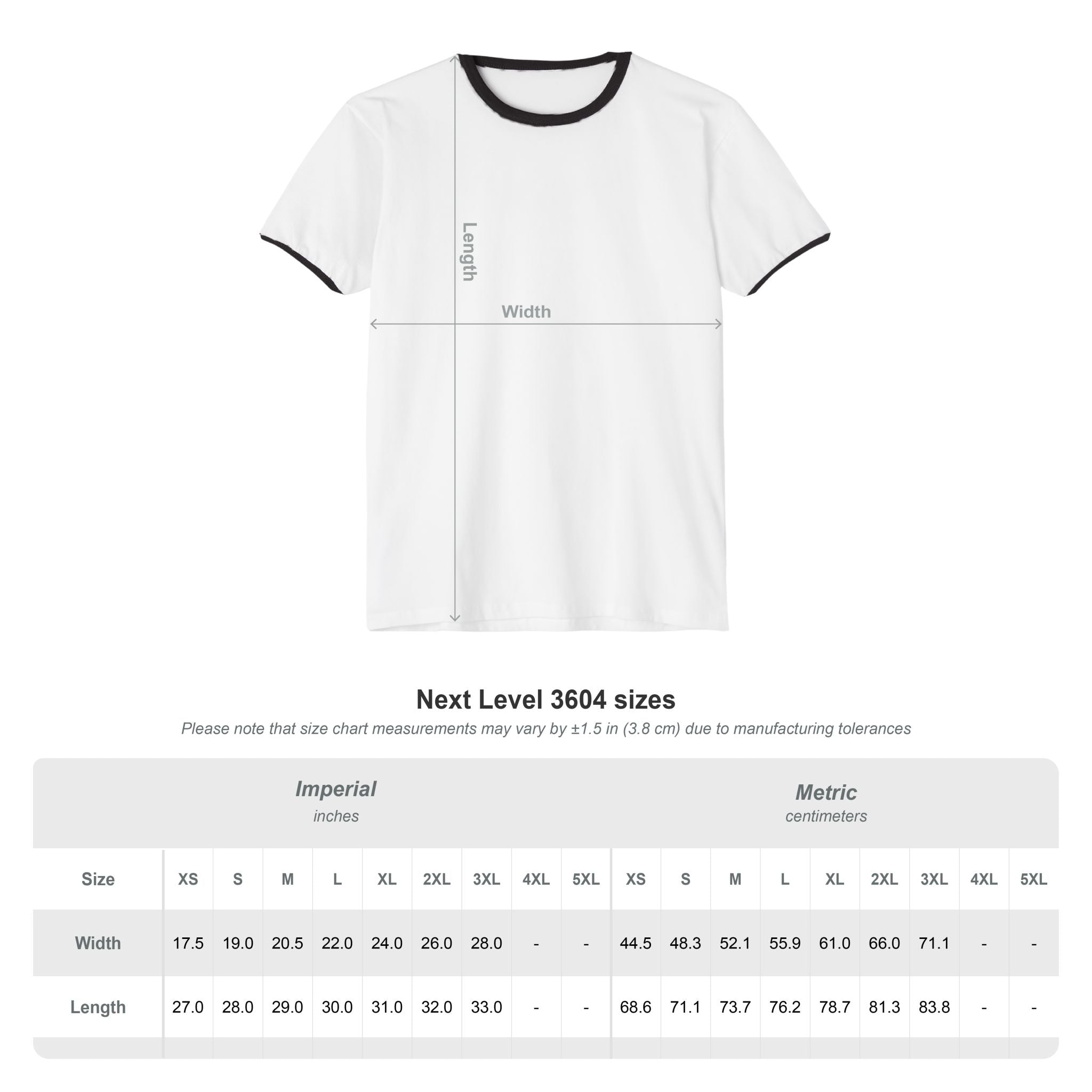 Unisex Cotton Ringer T-Shirt